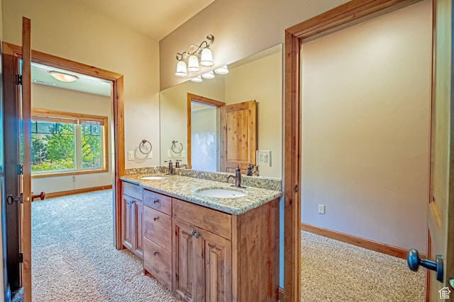 1273 W Lime Canyon Way, Midway, UT 84049 - bathroom with baseboards and double vanity