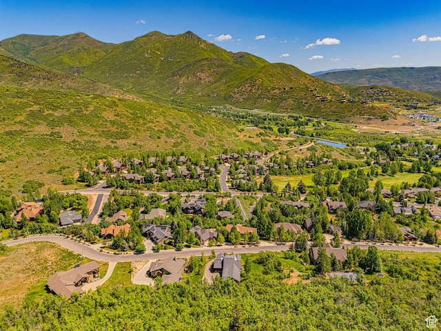 1273 W Lime Canyon Way, Midway, UT 84049 - aerial perspective of suburban area with a mountain backdrop