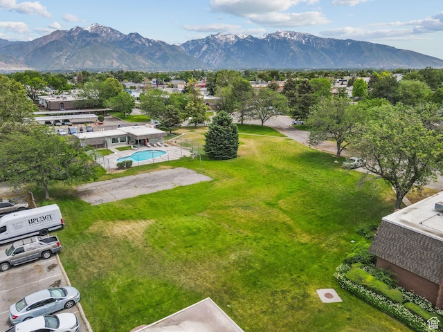 66 W Lester Ave Unit K27, Murray, UT 84107 - drone / aerial view of mountains and a pool