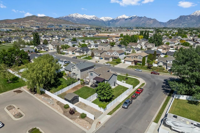 1677 N 2640 W, Lehi, UT 84043 - aerial view of residential area with a mountain backdrop