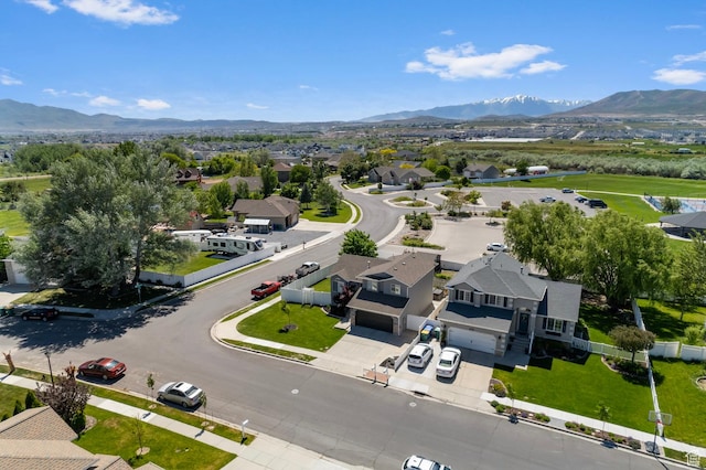1677 N 2640 W, Lehi, UT 84043 - aerial view of residential area featuring mountains