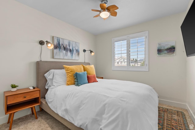 1677 N 2640 W, Lehi, UT 84043 - bedroom with carpet floors, baseboards, and ceiling fan