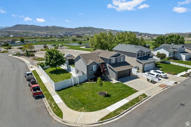 1677 N 2640 W, Lehi, UT 84043 - aerial view of residential area with a water and mountain view