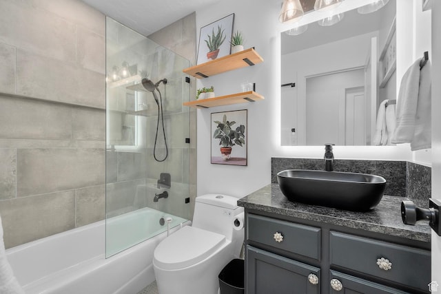 1677 N 2640 W, Lehi, UT 84043 - bathroom featuring vanity, shower / bath combination, and toilet