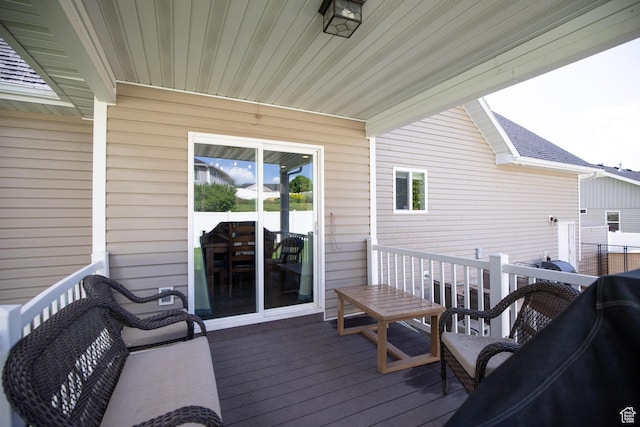 580 N Cherry Ridge Ln, Richmond, UT 84333 - view of wooden deck