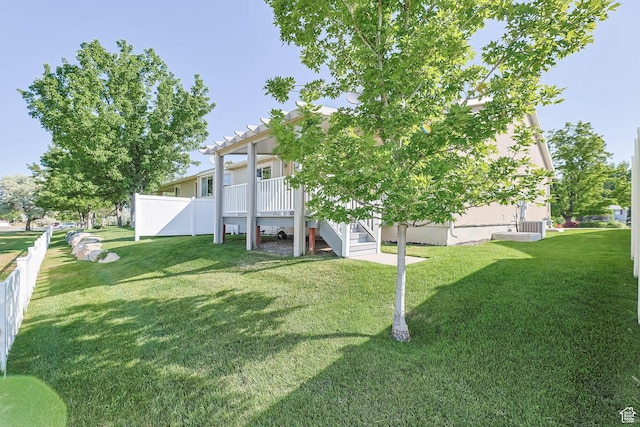 18 Clubhouse Dr, Stansbury Park, UT 84074 - view of yard with stairs