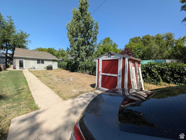 459 S Goshen St, Salt Lake City, UT 84104 - view of green lawn with cooling unit