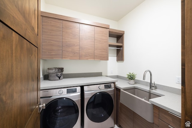 1703 N Chimney Rock Rd Unit 532, Heber City, UT 84032 - laundry area with cabinet space and washer and dryer