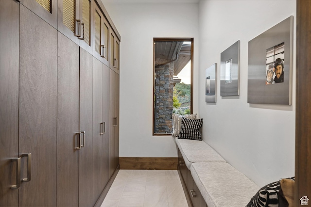 1703 N Chimney Rock Rd Unit 532, Heber City, UT 84032 - mudroom featuring light tile patterned floors and baseboards