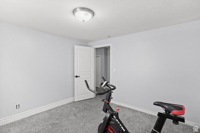 8002 S Overton Dr, West Jordan, UT 84081 - exercise room featuring carpet flooring and baseboards