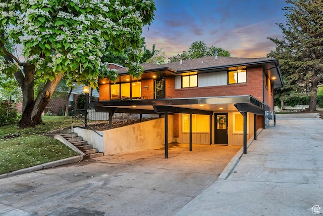 3714 Brinker Ave, Ogden, UT 84403 - view of front of property with driveway and brick siding