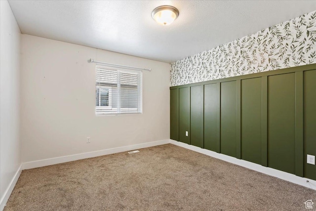 290 N 100 W, Morgan, UT 84050 - carpeted spare room with baseboards and wallpapered walls