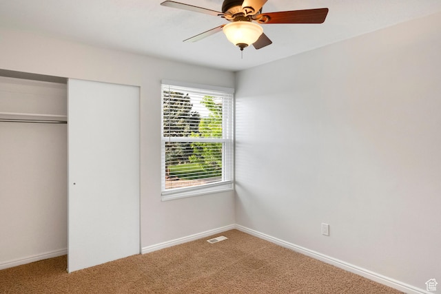 1022 E Lafayette St S, Sandy, UT 84094 - unfurnished bedroom featuring carpet, a closet, baseboards, and a ceiling fan