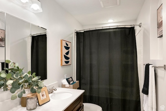 1022 E Lafayette St S, Sandy, UT 84094 - full bath with vanity, toilet, and a shower with curtain