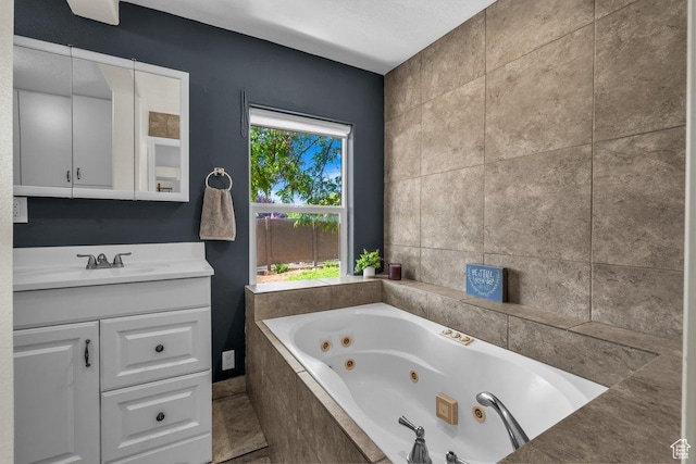 183 W 200 N, Hurricane, UT 84737 - bathroom with a whirlpool tub and vanity
