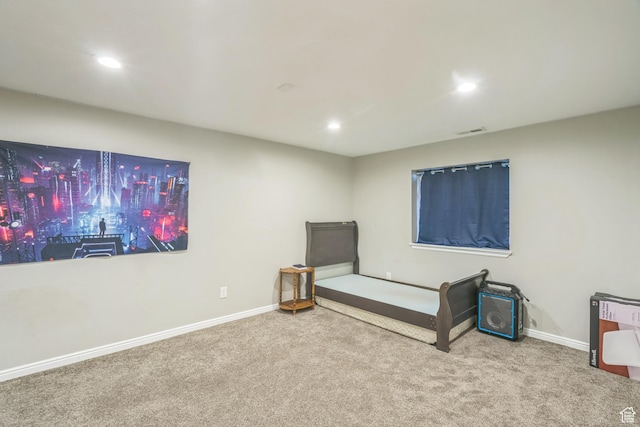 910 W Brandermill Cv, Murray, UT 84123 - unfurnished bedroom featuring carpet, baseboards, and recessed lighting