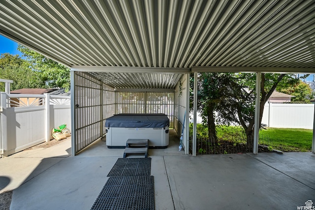 910 W Brandermill Cv, Murray, UT 84123 - view of car parking featuring a fenced backyard