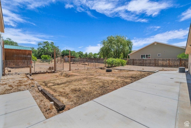 40 W Pecan Ln, Leeds, UT 84746 - view of yard with cooling unit and a patio area