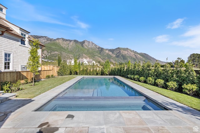 1449 Annie Cir N, Alpine, UT 84004 - view of pool with a mountain view