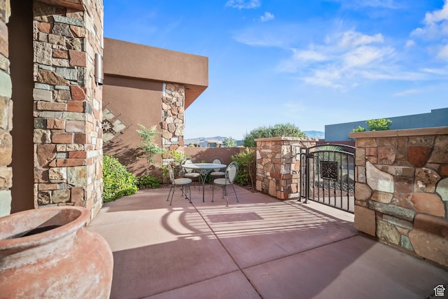 97 S 495 W, Ivins, UT 84738 - view of patio / terrace featuring a gate