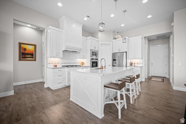 97 S 495 W, Ivins, UT 84738 - kitchen with stainless steel appliances, a sink, baseboards, tasteful backsplash, and light countertops