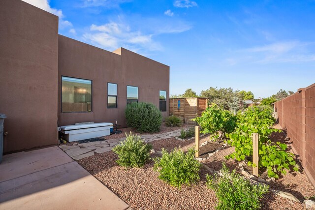 97 S 495 W, Ivins, UT 84738 - fenced backyard with a garden