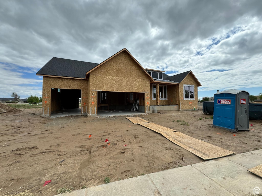 2607 W 550 N, West Point, UT 84015 - unfinished property with an attached garage