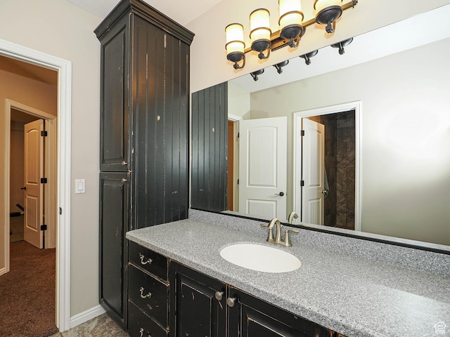 12687 S Verona Creek Way W, Riverton, UT 84065 - bathroom with vanity and baseboards