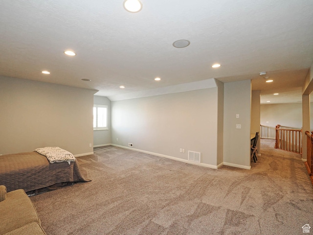 12687 S Verona Creek Way W, Riverton, UT 84065 - below grade area with light colored carpet, recessed lighting, and baseboards