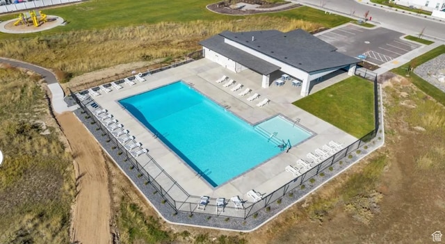 3551 S 2410 W Unit 315, Syracuse, UT 84075 - aerial view of a pool area