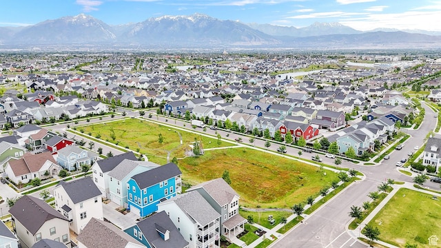 10777 S Lamond Dr W, South Jordan, UT 84009 - aerial view of residential area featuring a mountainous background