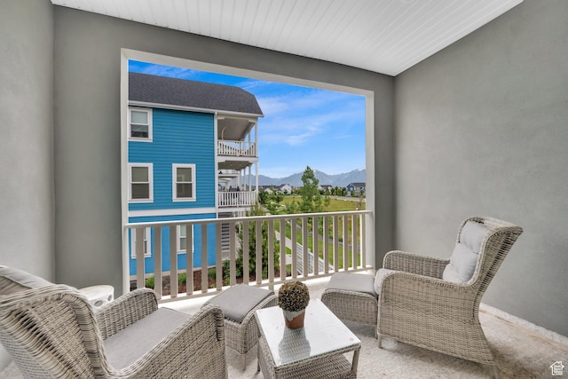 10777 S Lamond Dr W, South Jordan, UT 84009 - balcony with a mountain view