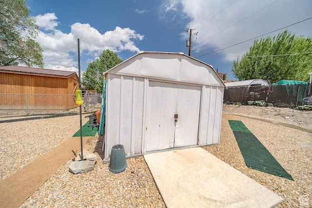 1700 W 2250 N, Helper, UT 84526 - view of shed featuring a fenced backyard