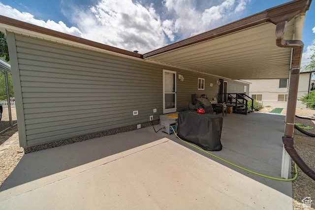 1700 W 2250 N, Helper, UT 84526 - view of patio / terrace with an attached carport