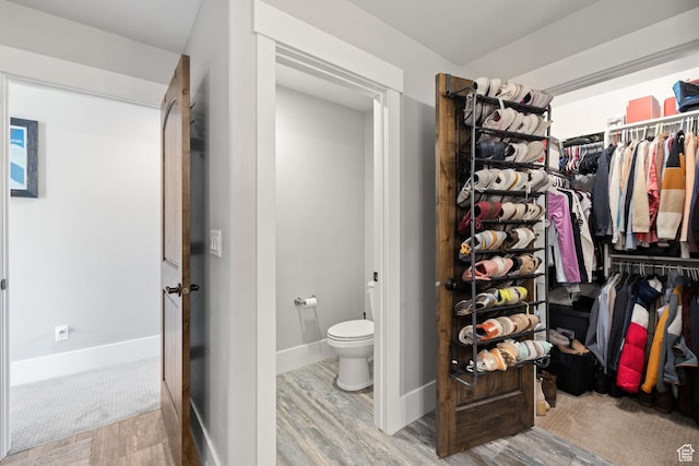 13597 N Hillclimb Ln, Kamas, UT 84036 - walk in closet with wood finished floors