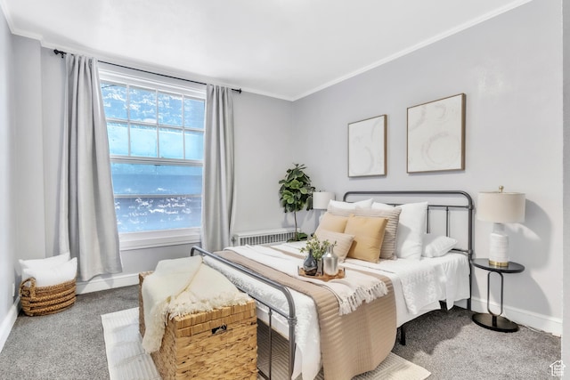 29 S State St Unit 216, Salt Lake City, UT 84111 - carpeted bedroom featuring baseboards and crown molding