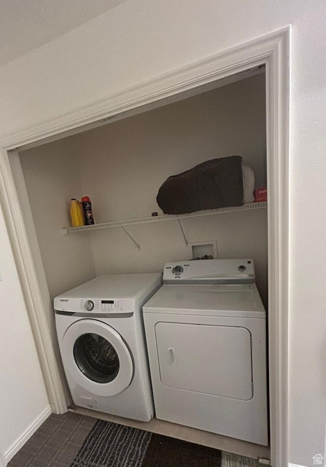 3878 W Sage Willow Dr, South Jordan, UT 84009 - washroom featuring washer and clothes dryer and baseboards