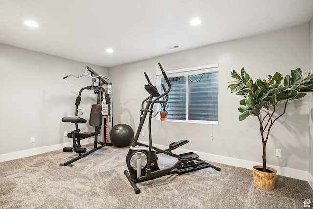 13326 S Rochdale Ln W, Herriman, UT 84096 - workout area with carpet and recessed lighting