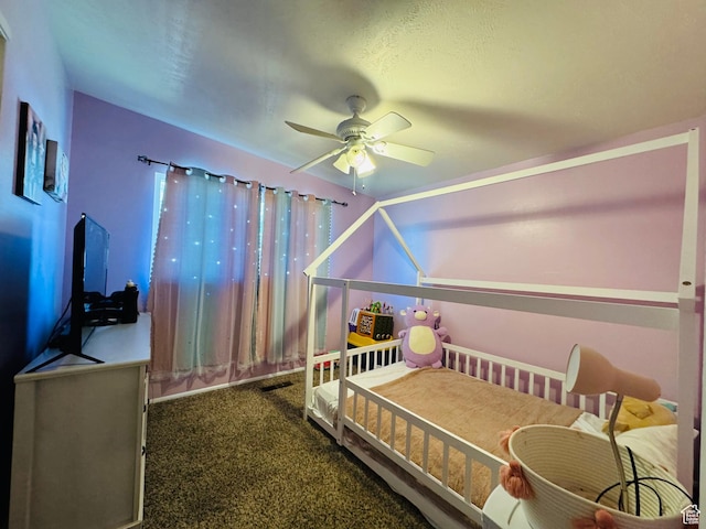 2557 W 5725 S, Roy, UT 84067 - bedroom with carpet flooring and ceiling fan