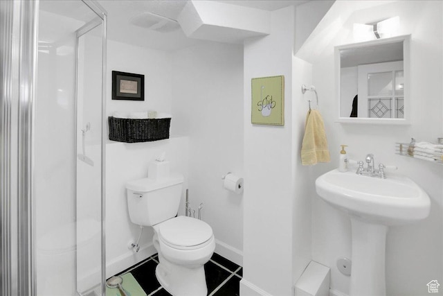623 E Milton Ave, Salt Lake City, UT 84105 - full bathroom featuring a stall shower and tile patterned flooring