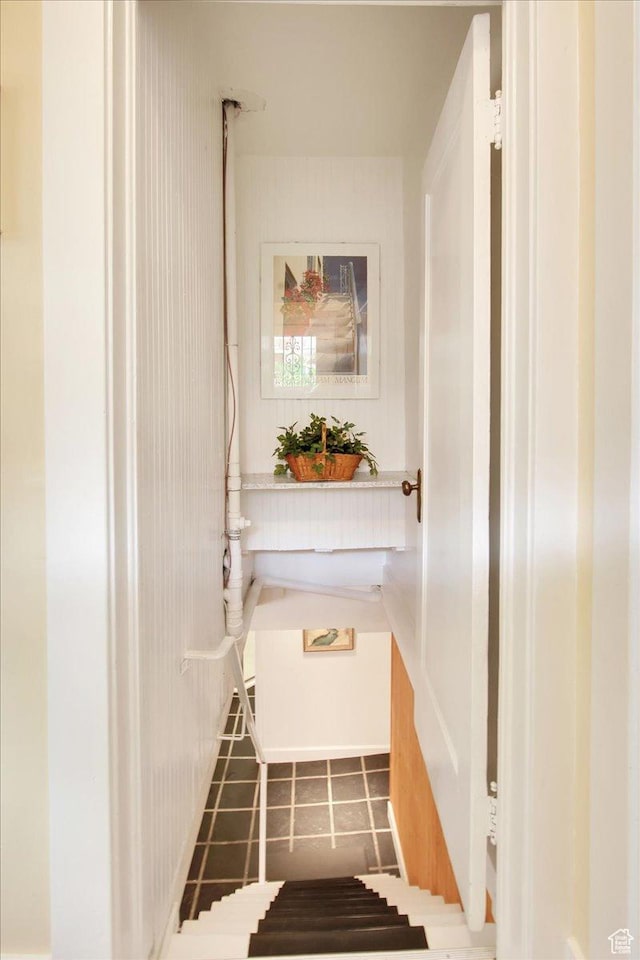 623 E Milton Ave, Salt Lake City, UT 84105 - stairs with tile patterned floors
