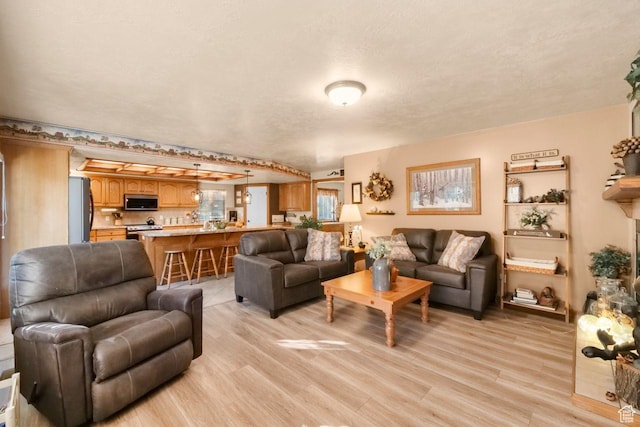 1262 W Dusty Downs Cir S, Jordan, UT 84095 - living room featuring light wood-style floors