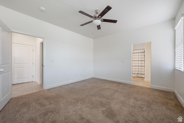 258 N Windsor Dr, Washington, UT 84780 - empty room with carpet floors, a ceiling fan, a smoke detector, and healthy amount of natural light