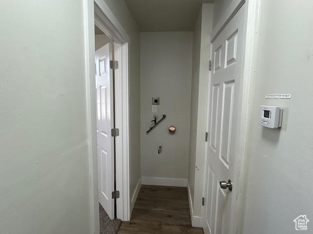 393 W 200 S, Tooele, UT 84074 - hallway with wood finished floors and baseboards
