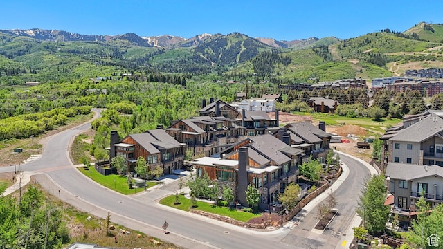 1988 Stone Creek Rd Unit 19, Park City, UT 84098 - aerial perspective of suburban area with mountains