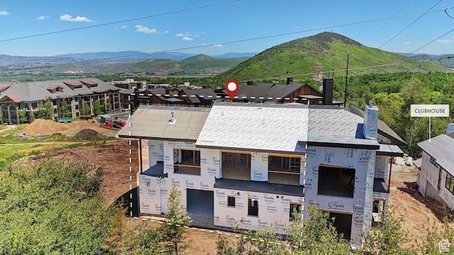 1988 Stone Creek Rd Unit 19, Park City, UT 84098 - view of front of property with a mountain view and a chimney