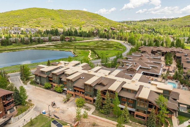 2900 Deer Valley Dr E Unit E211, Deer Valley, UT 84060 - aerial view of residential area with a water and mountain view