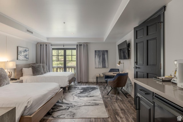 2900 Deer Valley Dr E Unit E211, Deer Valley, UT 84060 - bedroom featuring dark wood finished floors and a raised ceiling