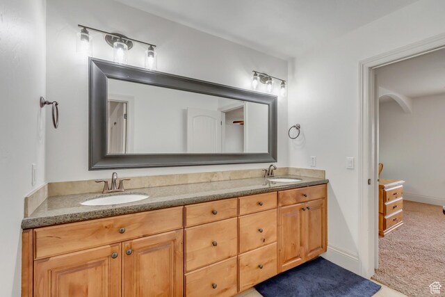 6663 W Normandy Way, Highland, UT 84003 - bathroom with double vanity