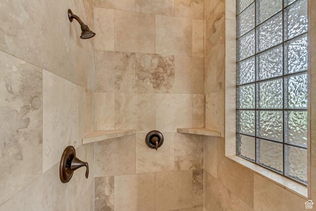 6663 W Normandy Way, Highland, UT 84003 - bathroom view of a tile shower